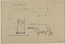 217505 Plattegrond van de kerk van de St. Paulusabdij te Utrecht, samengesteld op basis van gevonden funderings- en ...